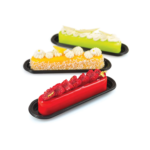 Molde de silicón Fashion Éclair 80 – 130x25 x H25 mm + 10 bandejas + cortador