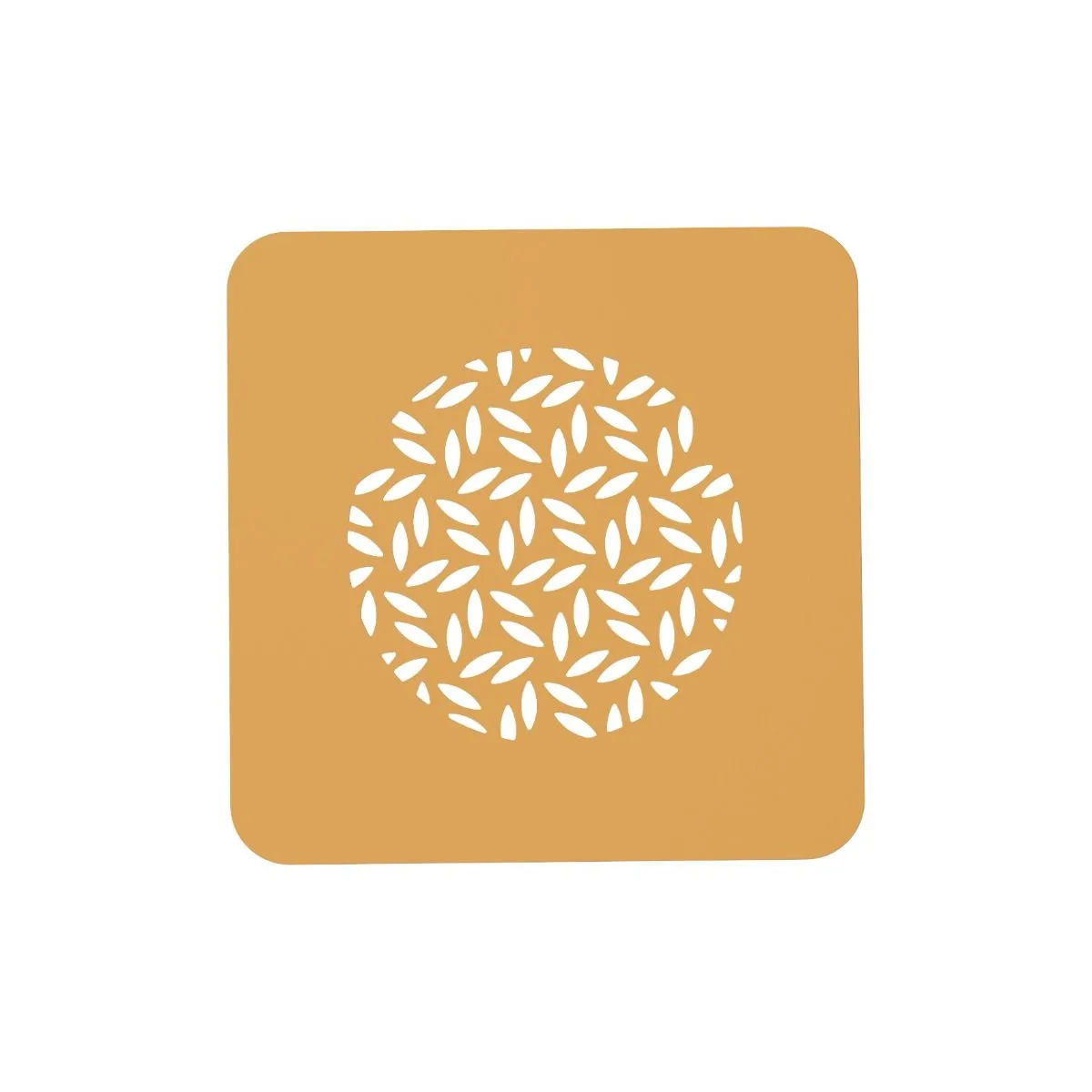 Set 2 moldes de silicón – Stencil Hoja (Ø100 mm) - Imagen 3