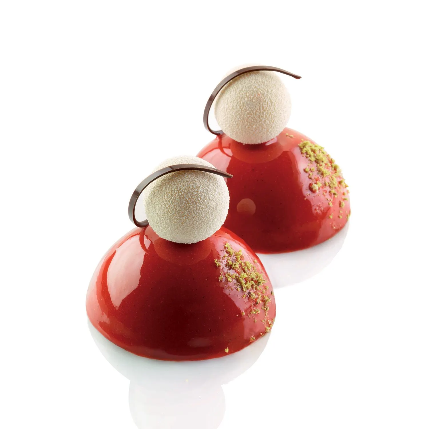 Molde de silicón semiesferas negras – 60x40, N.28 Ø70 x H35 mm