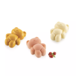 Molde de silicón  Oso de peluche XS N.18.  50 x 36 mm, 21 mm.