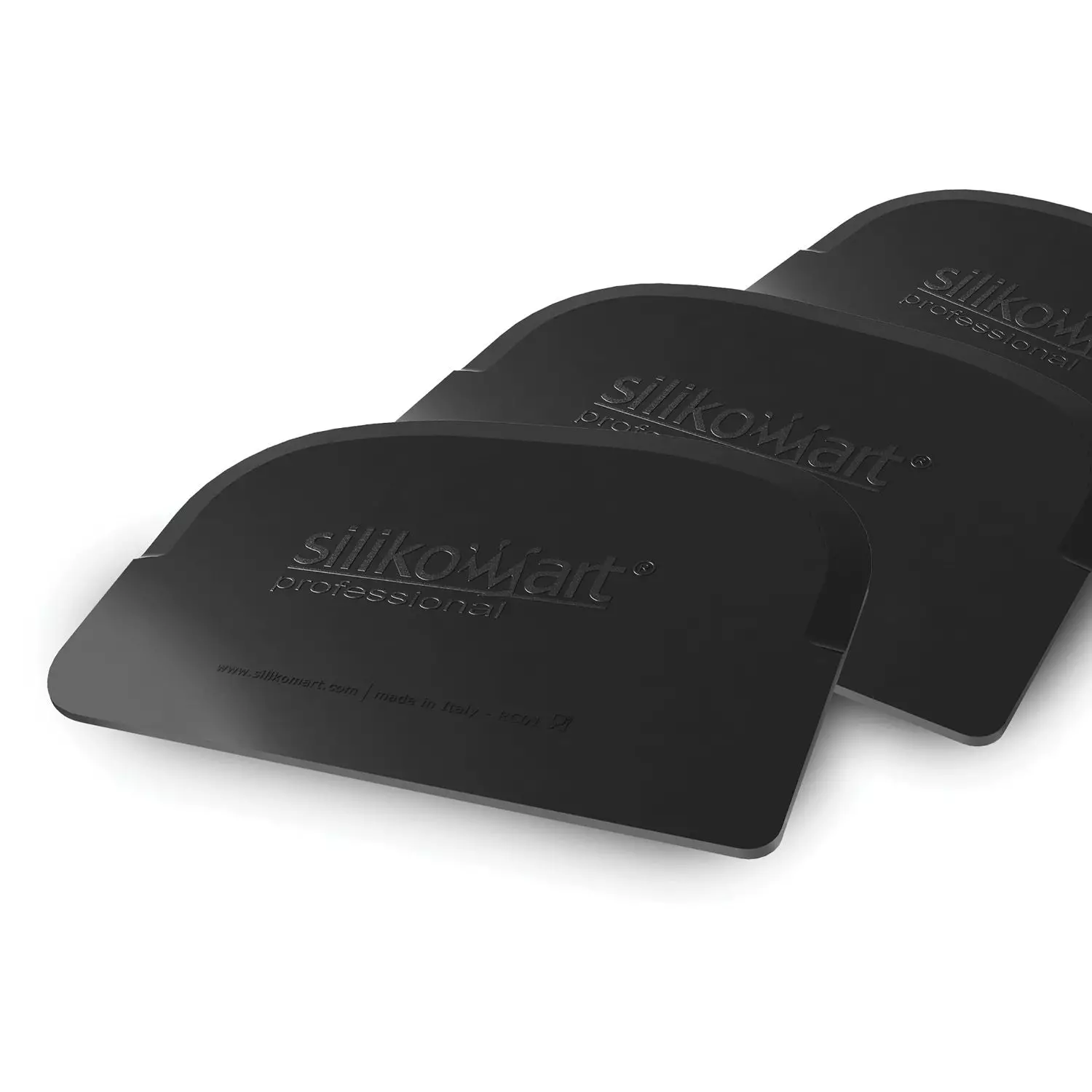 Set de 10 raspadores para masa. Medidas: 154 x 97 mm y 2 mm. - Imagen 3